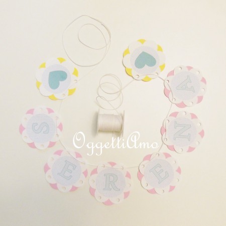 Ghirlanda di buon compleanno per Serena